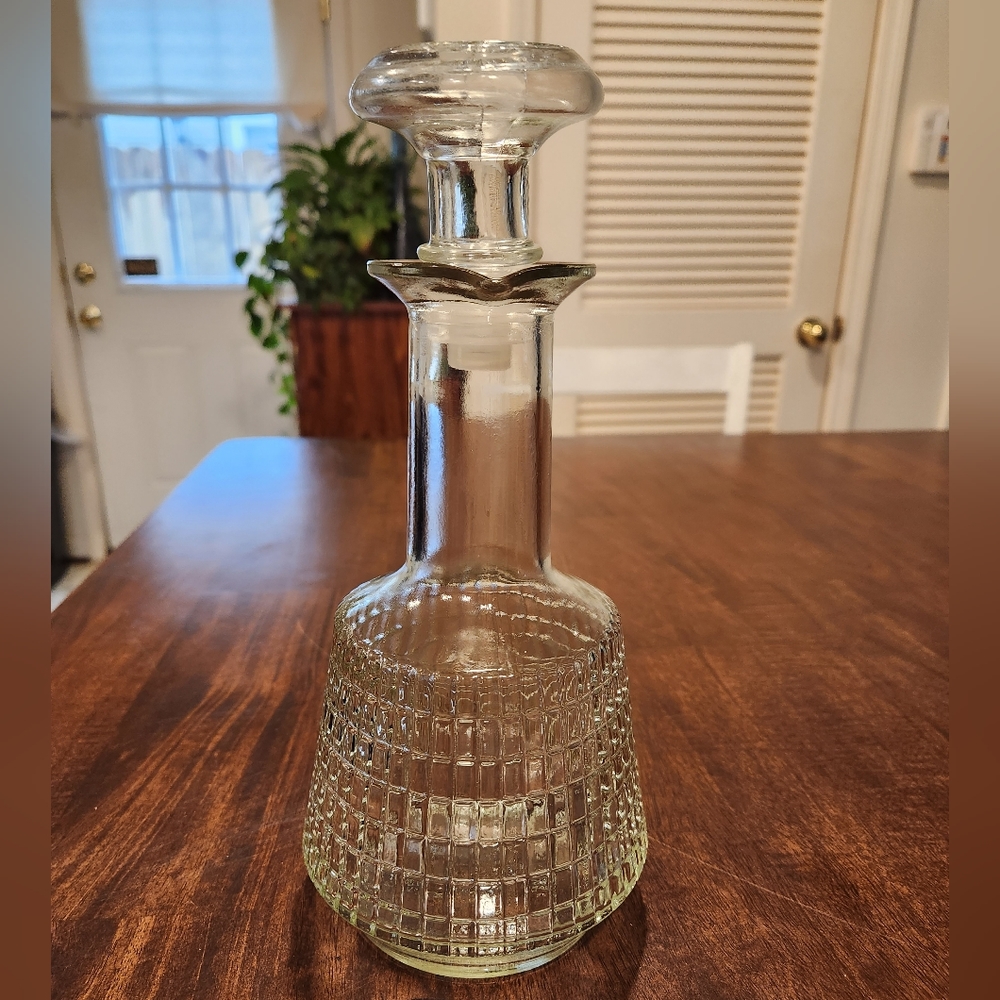 Vintage 80's Barton Canadian Whiskey Liquor Decanter